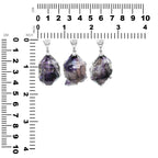 Starborn Shangaan Amethyst Crystal Prong Set Pendant in Sterling Silver