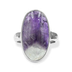 Starborn Duality Amethyst Oval Ring in Sterling Silver