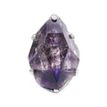 Starborn Shangaan Amethyst Crystal Prong Set Ring in Sterling Silver