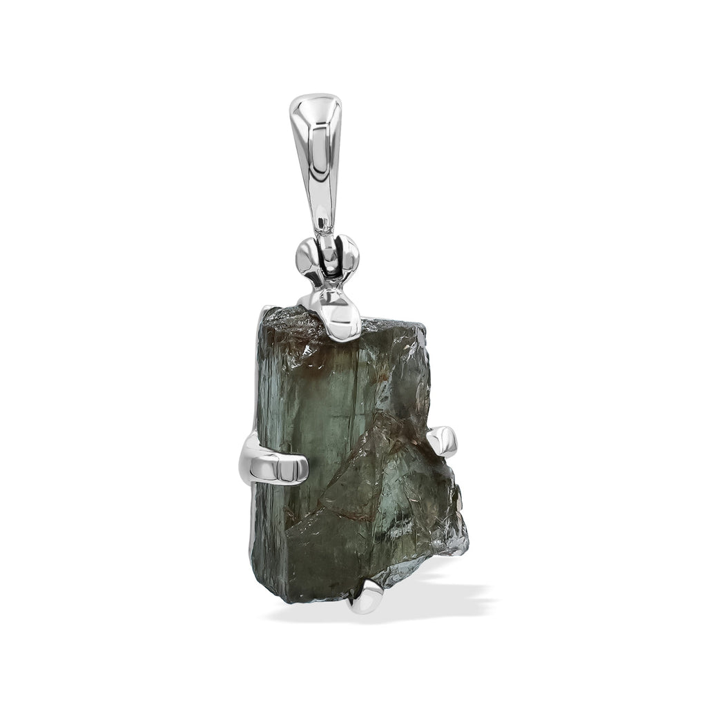 Starborn Andalusite Prong Set Pendant in Sterling Silver