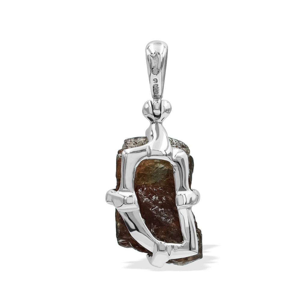 Starborn Andalusite Prong Set Pendant in Sterling Silver