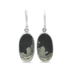 Starborn Apache Gold Oval Earrings in Sterling Silver