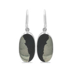Starborn Apache Gold Oval Earrings in Sterling Silver