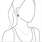 Starborn Apache Gold Oval Earrings in Sterling Silver