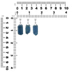 Starborn Blue Apatite Crystal Pendant in Sterling Silver