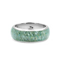 Starborn Aquamarine One Field Inlay Ring in Sterling Silver