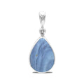 Starborn Medieval Swedish Ore Glass Pendant in Sterling Silver