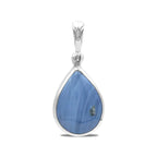 Starborn Medieval Swedish Ore Glass Pendant in Sterling Silver