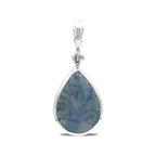 Starborn Medieval Swedish Ore Glass Pendant in Sterling Silver