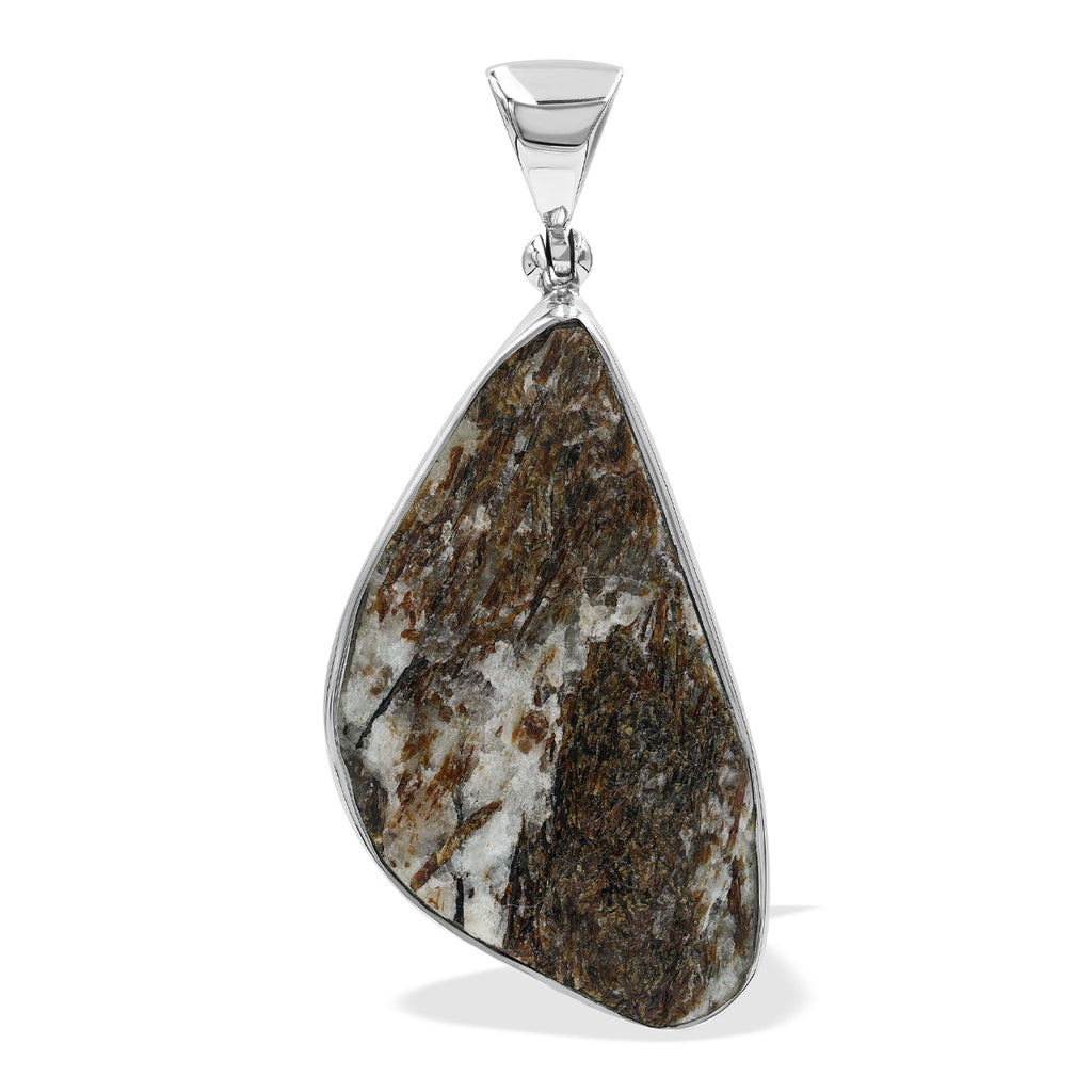 Starborn Freeform Astrophylite Pendant in Sterling Silver
