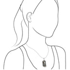 Starborn Freeform Astrophylite Pendant in Sterling Silver