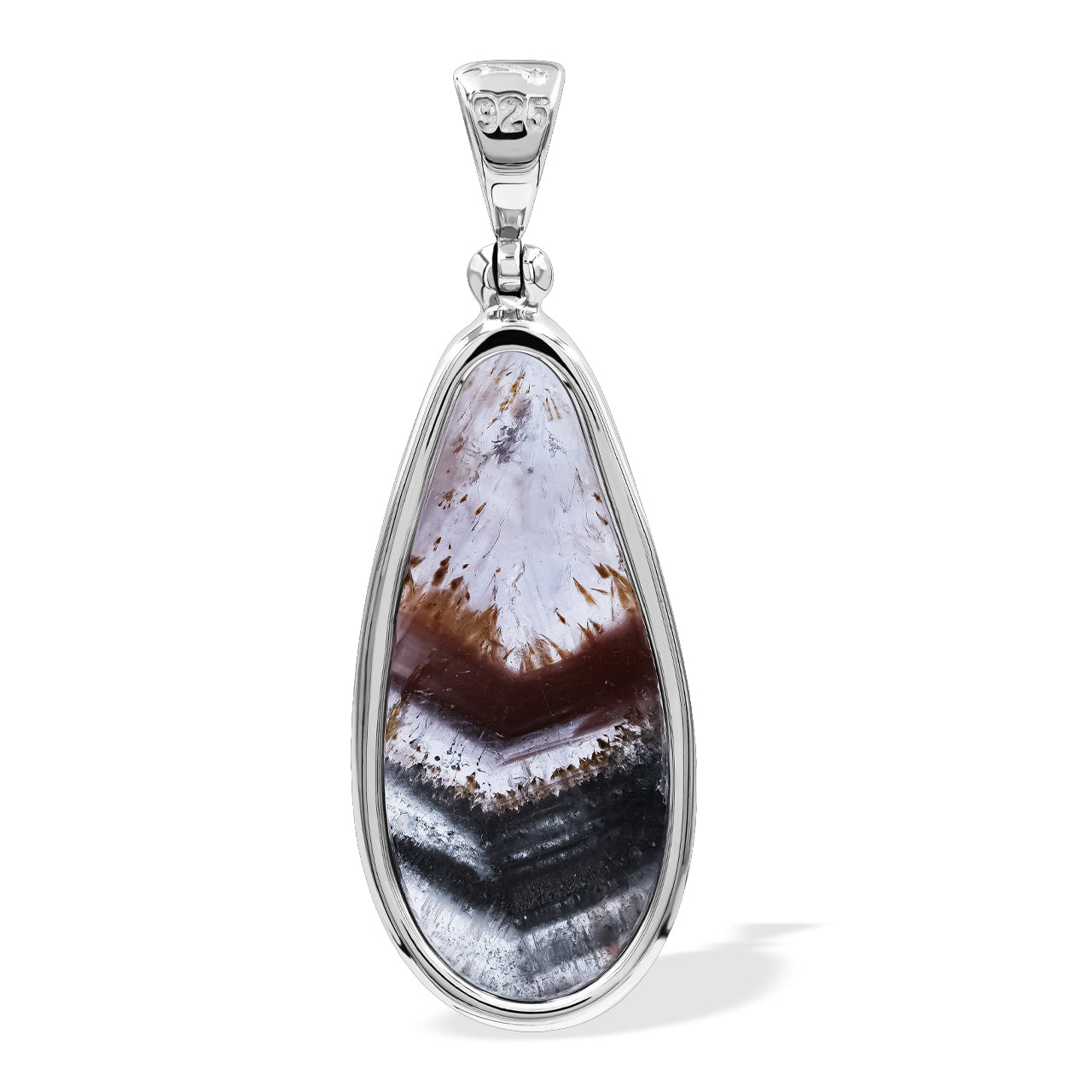 Starborn Auralite 23 Free Form Pendant in Sterling Silver