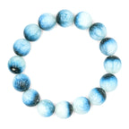 Starborn Blue Ice Glacierite Beaded Elastic Bracelet