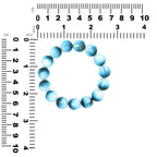 Starborn Blue Ice Glacierite Beaded Elastic Bracelet