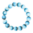 Starborn Blue Ice Glacierite Beaded Elastic Bracelet