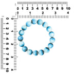 Starborn Blue Ice Glacierite Beaded Elastic Bracelet