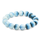 Starborn Blue Ice Glacierite Beaded Elastic Bracelet