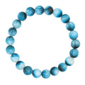 Starborn Blue Ice Glacierite Beaded Elastic Bracelet
