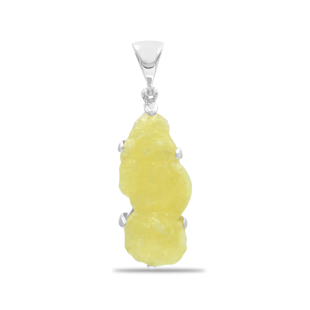 Starborn Brucite Pendant in Sterling Silver