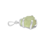 Starborn Brazilianite Rough Pendant in Sterling Silver