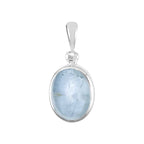 Starborn Natural Blue Topaz Pendant in Sterling Silver