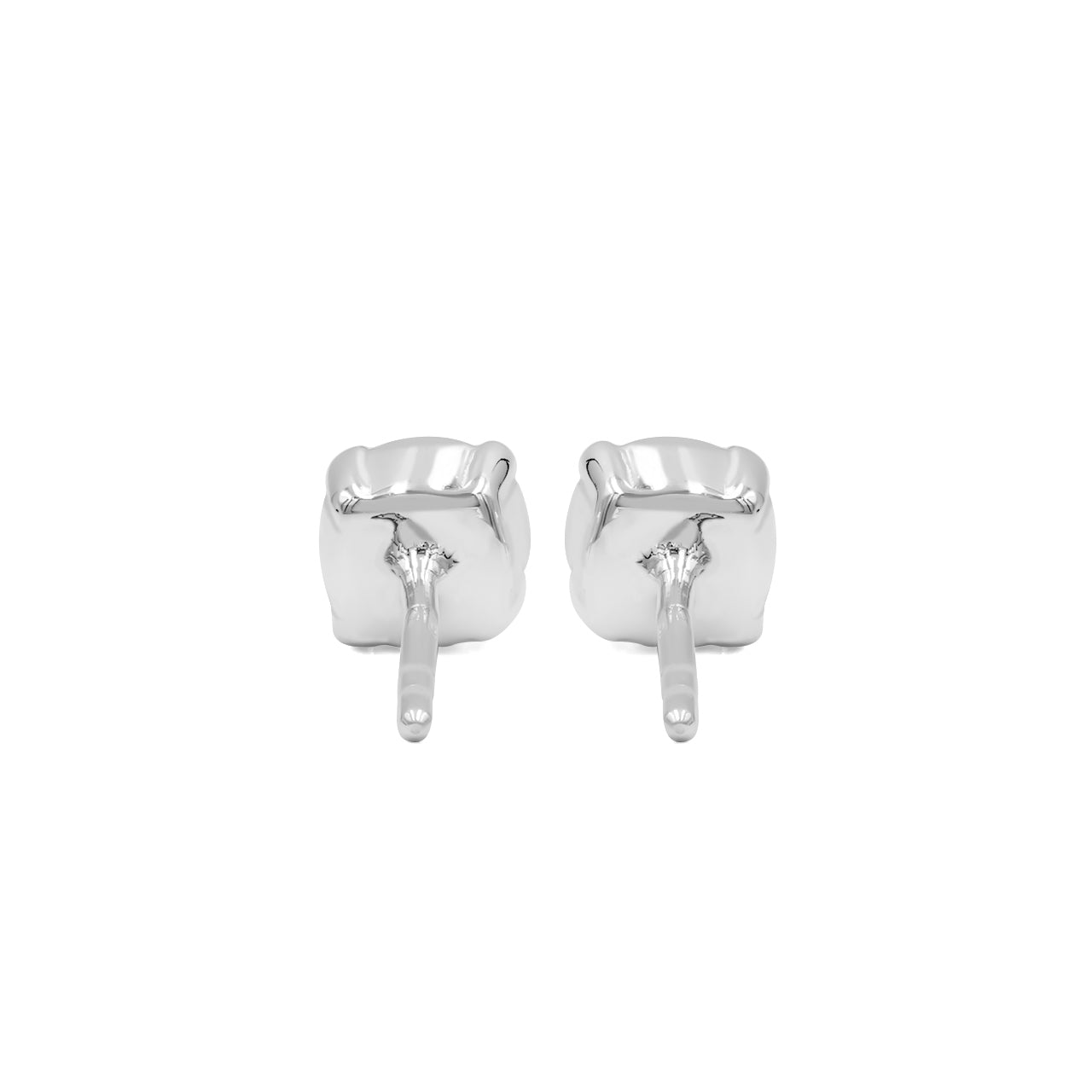 Starborn Chrome Diopside Faceted Round Post Earrings in Sterling Silver