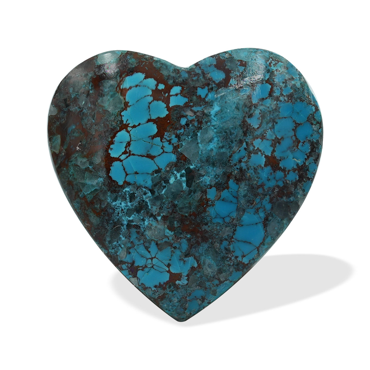 Starborn Natural Chile Chrysocolla Heart Cabochon - 1 piece