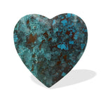 Starborn Natural Chile Chrysocolla Heart Cabochon - 1 piece