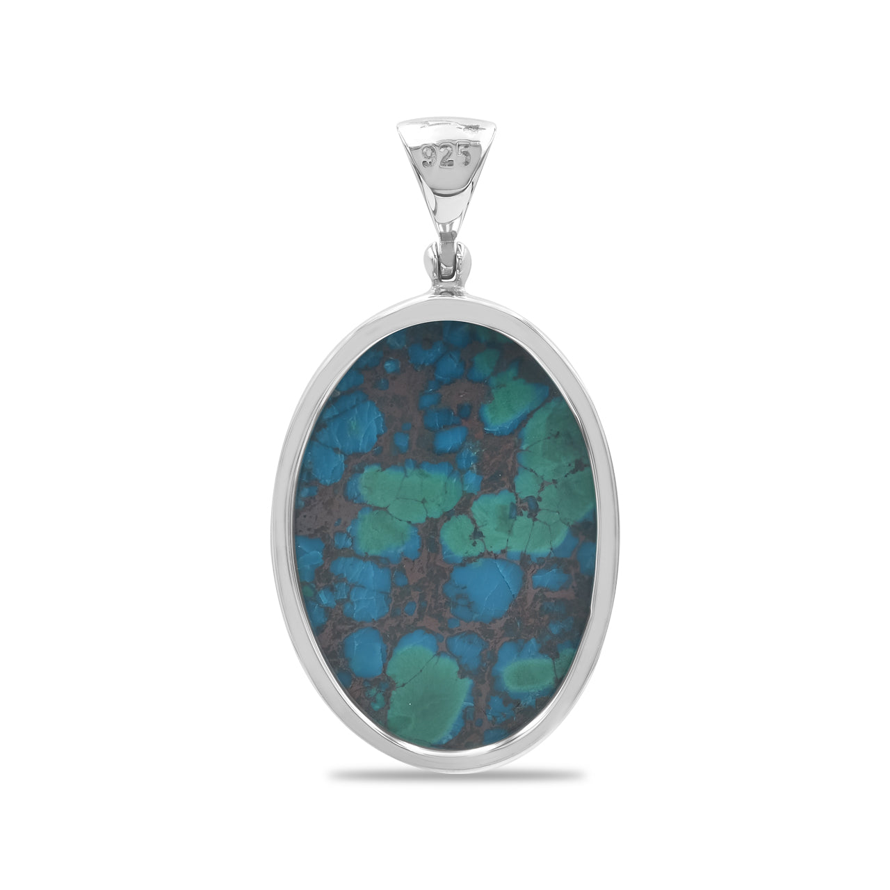 Starborn Chile Chrysocolla Pendant in Sterling Silver