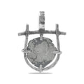 Starborn Roman Denarius Silver Coin Pendant [80-220 AD] with Frame in Sterling Silver