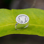 Starborn Mercury Dime Ring in Sterling Silver