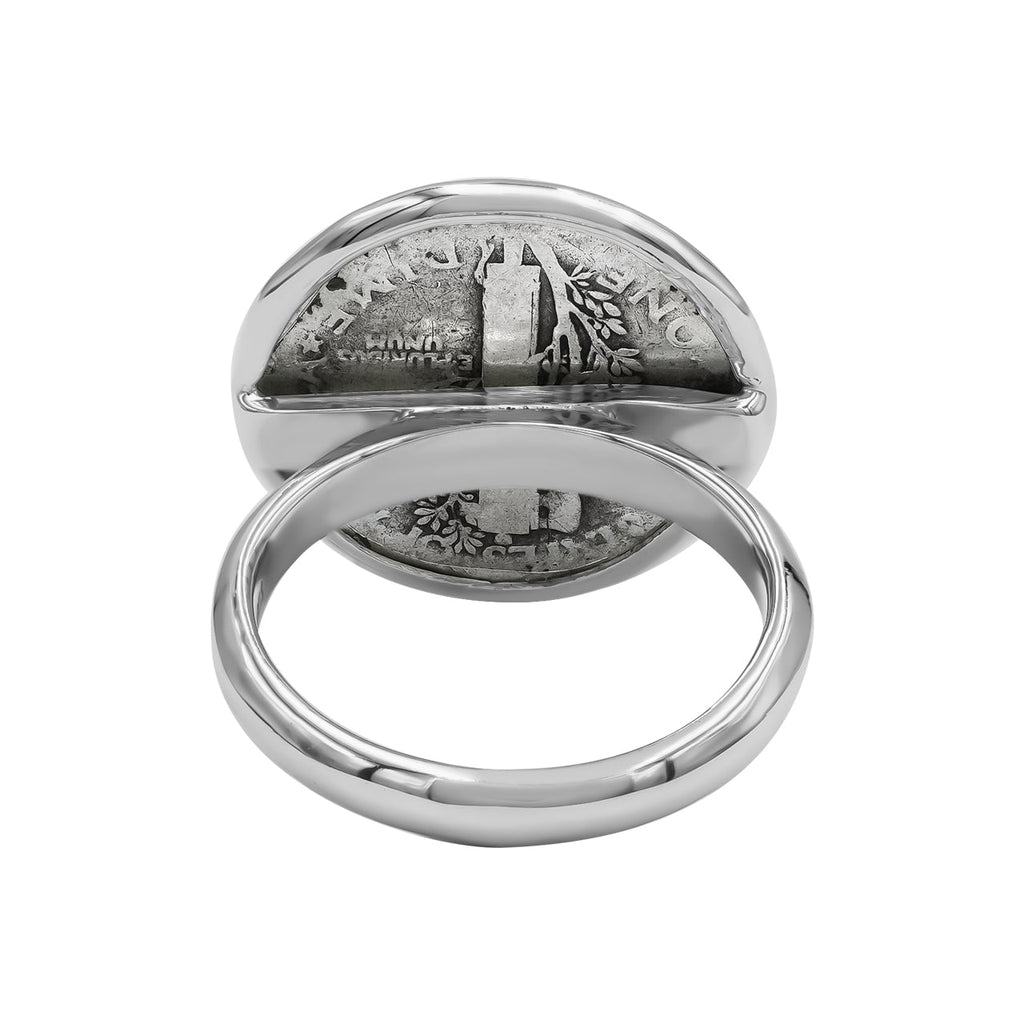 Starborn Mercury Dime Ring in Sterling Silver