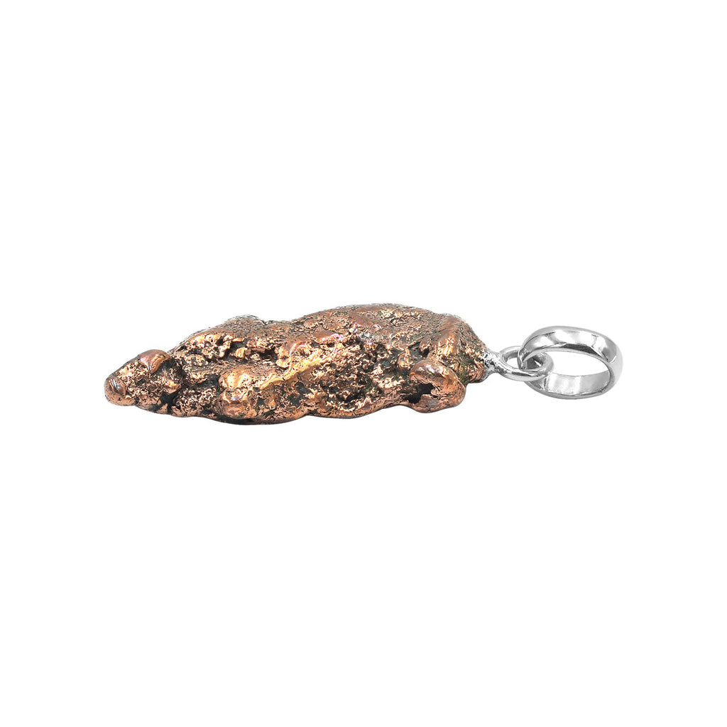 Starborn Copper Freeform Pendant in Sterling Silver