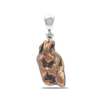 Starborn Copper Freeform Pendant in Sterling Silver