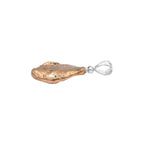 Starborn Copper Freeform Pendant in Sterling Silver