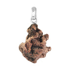 Starborn Copper Freeform Pendant in Sterling Silver