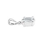Starborn Danburite Faceted Prong Set Pendant in Sterling Silver