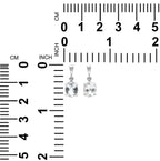 Starborn Danburite Faceted Prong Set Pendant in Sterling Silver