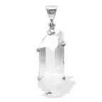 Starborn Danburite Crystal Pendant in Fine Sterling Silver