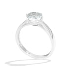 Starborn Faceted Danburite Ring in Sterling Silver