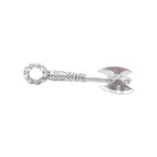 Starborn Fossil Dinosaur Bone Battle Axe Pendant in Sterling Silver