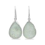 Starborn SI Opal Quartz Drusy Drop Earrings in Sterling Silver