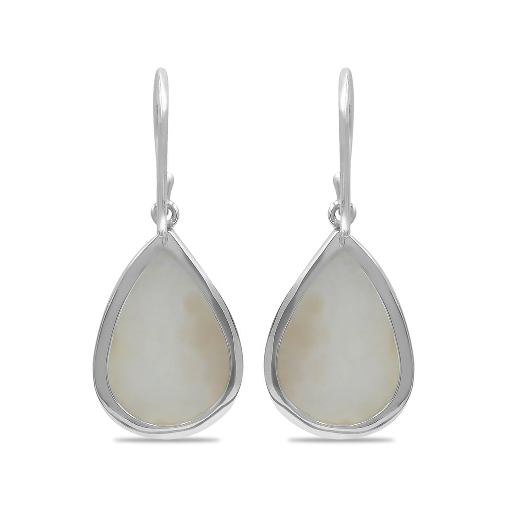 Starborn SI Opal Quartz Drusy Drop Earrings in Sterling Silver