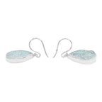 Starborn SI Opal Quartz Drusy Drop Earrings in Sterling Silver