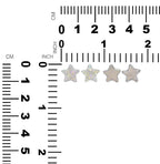 Starborn Drusy Quartz Star Post Earrings in Sterling Silver