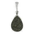 Starborn Creations Black Quartz Drusy Pendant in Sterling Silver