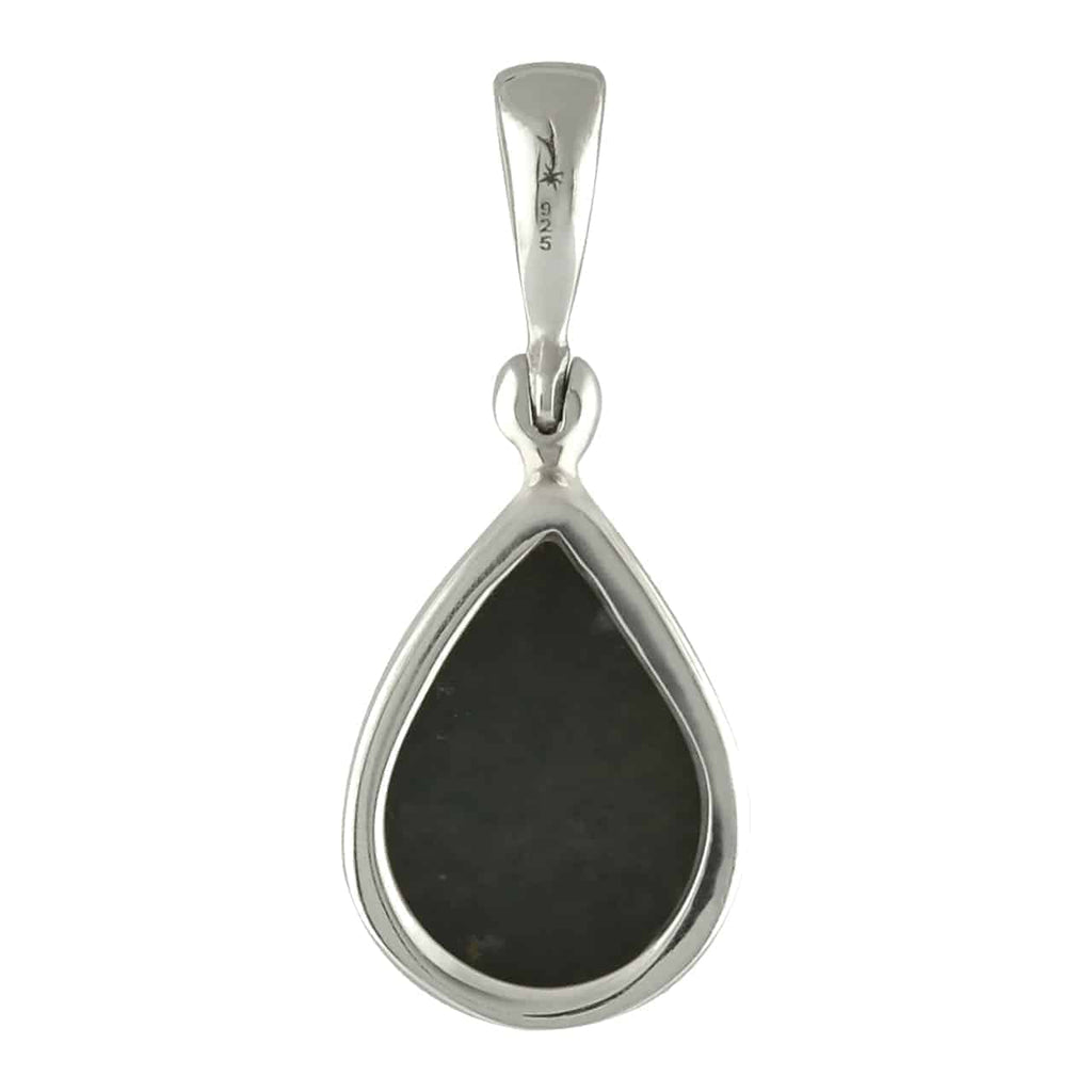 Starborn Creations Black Quartz Drusy Pendant in Sterling Silver