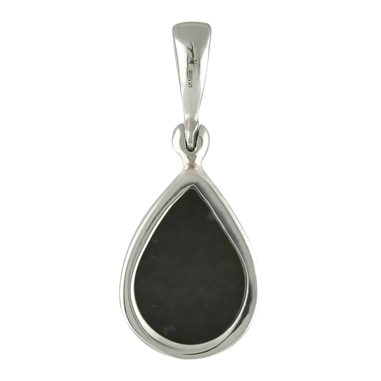 Starborn Creations Black Quartz Drusy Pendant in Sterling Silver