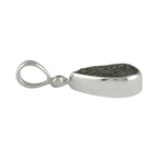 Starborn Creations Black Quartz Drusy Pendant in Sterling Silver