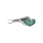 Starborn Gemstone Eagle Claw Pendant in Sterling Silver